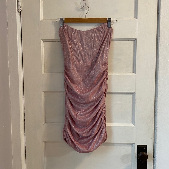 NWT Dressmezee Serena Lurex Corset Mini Dress, Size L - Picture 16 of 17